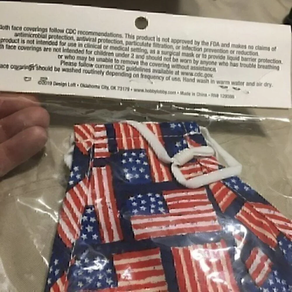 Fashion face mask American Flag